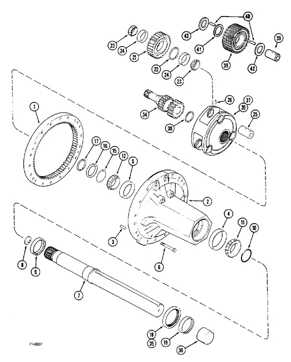 1981270C1 - Пробка торц. внутр. полуоси моста задн. TGT8./Mg., TJT9./St.