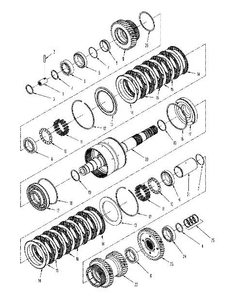 352833A1 - Поршень муфты вх. вала КПП TJ/St.STX