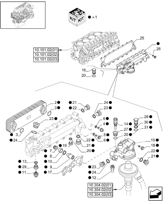 504106451 - радиатор